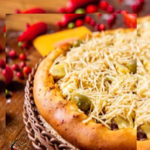 Pizza strogonoff de carne